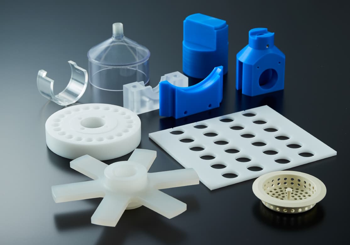 Processed thermoplastic resin products